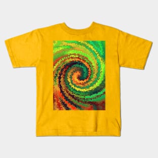 Abstract Rotation Kids T-Shirt